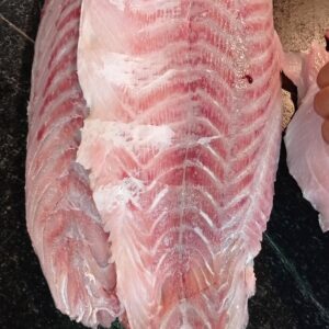 Fresh original bhetki Fish fillet without skin and bones (ভেটকি মাছের ফিলেট)